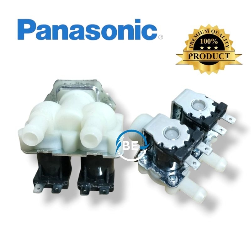 SELENOID WATER INLET VALVE MESIN CUCI PANASONIC 2 INLET FRONT LOADING