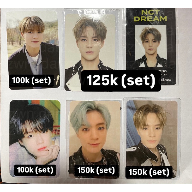 READY STOCK NCT DREAM JENO PHOTOCARD (PC) OFFICIAL, album md resonance winter fanmeet sg yizhiyu ar 