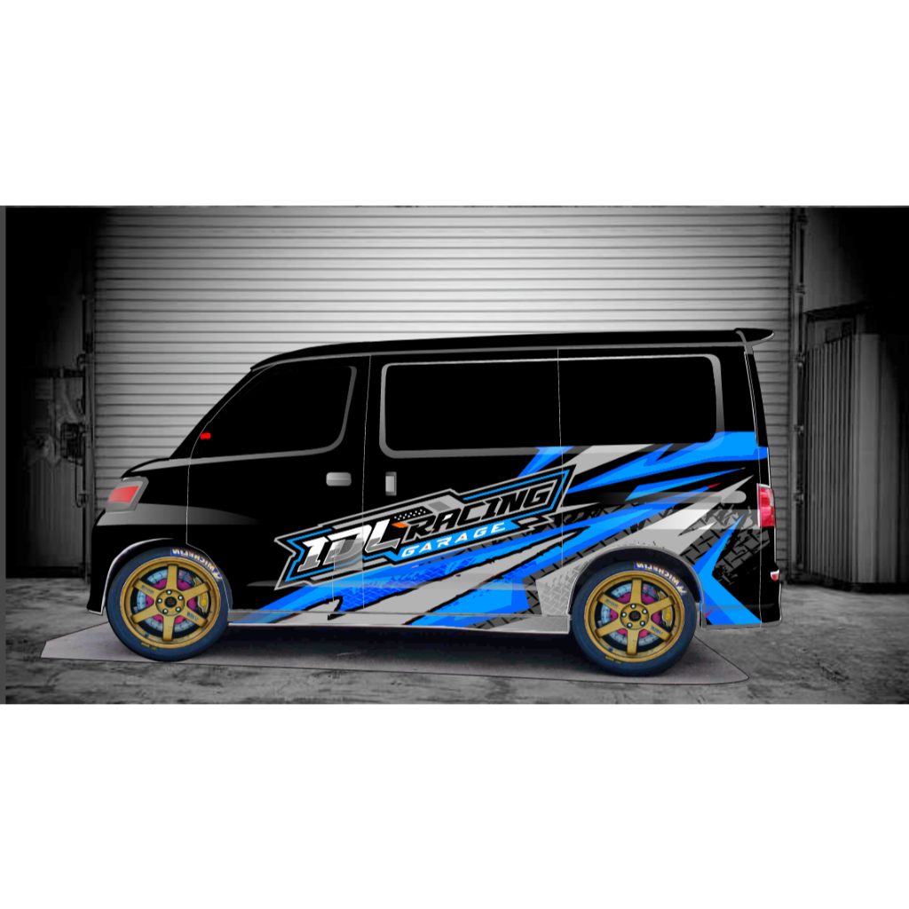 STIKER DECAL GRANDMAX BLINDVAN LUXIO APV AVANZA DLL