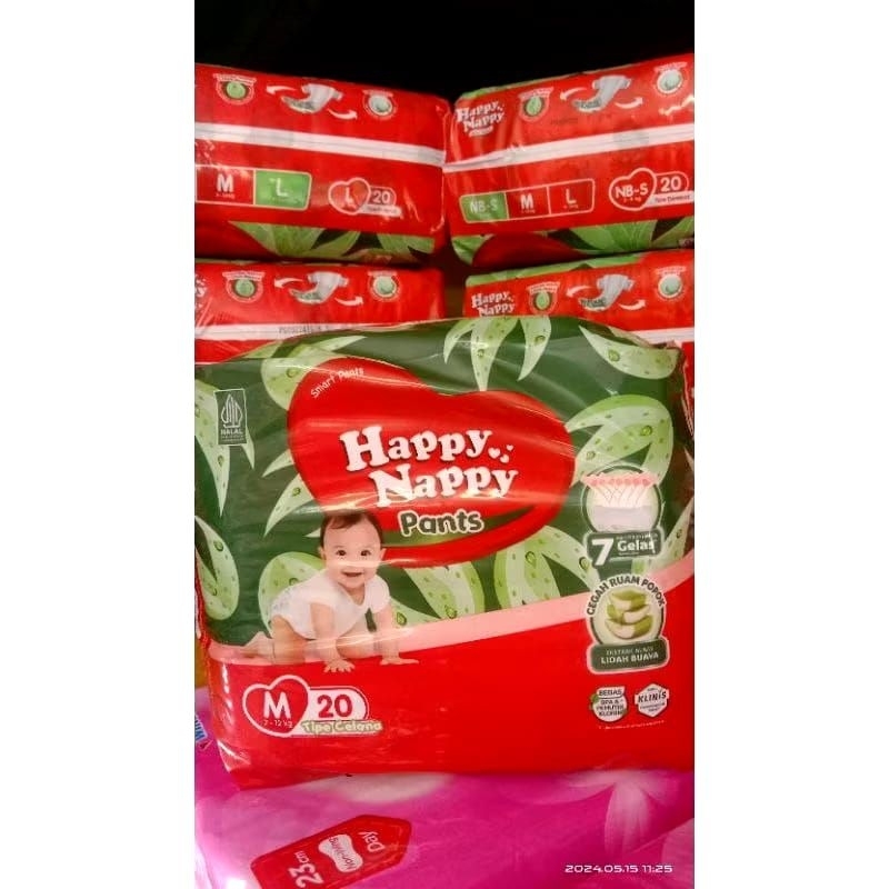 happy nappy pampers pants S20/M20/L20,XL20,M32,L28,XL26,XXL36 // POPOK BAYI