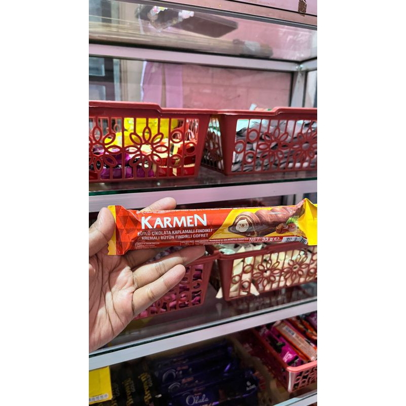 

karmen coklat rasa hazelnut