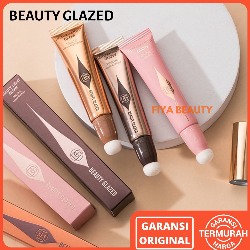 Hadir Terheboh Beauty Glazed Liquid Contour Highlighter Blush On Beauty Glazed Blush On Beauty Glaze