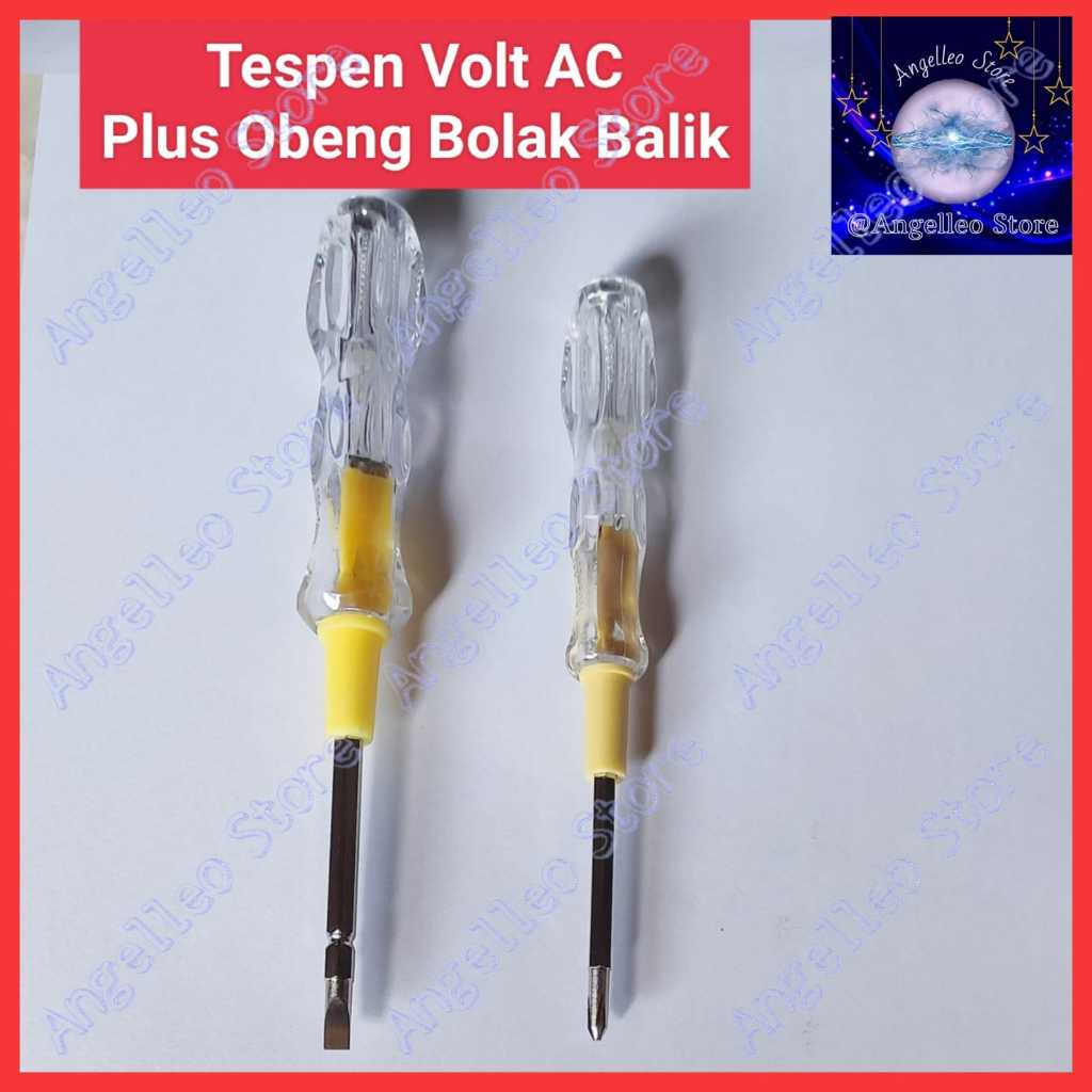 Tespen Bolak Balik~Obeng Tespen Bolak Balik~Tespen Volt AC~Murah