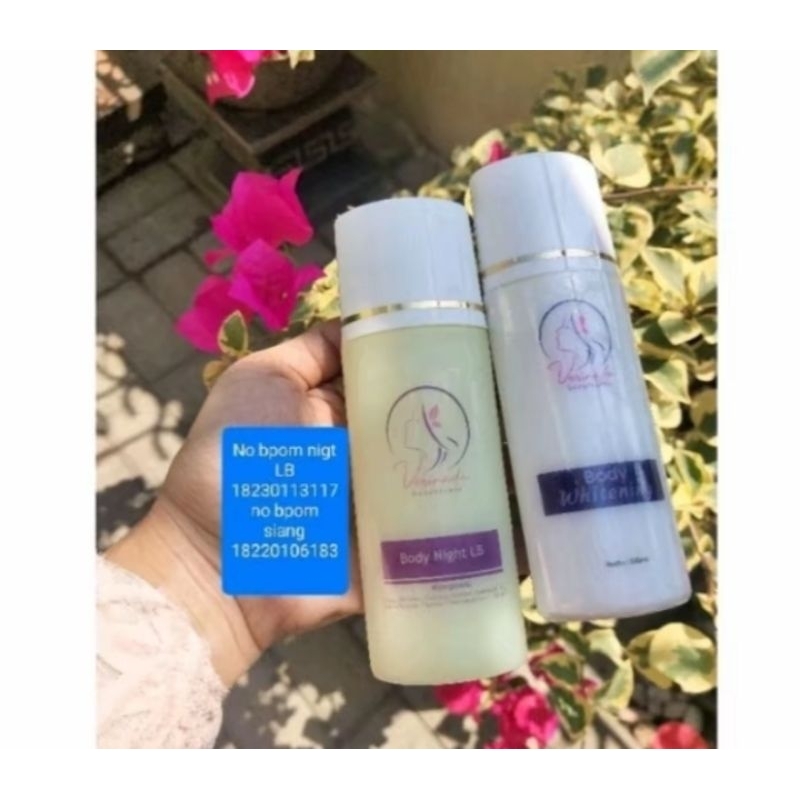 body lotion siang malam LB