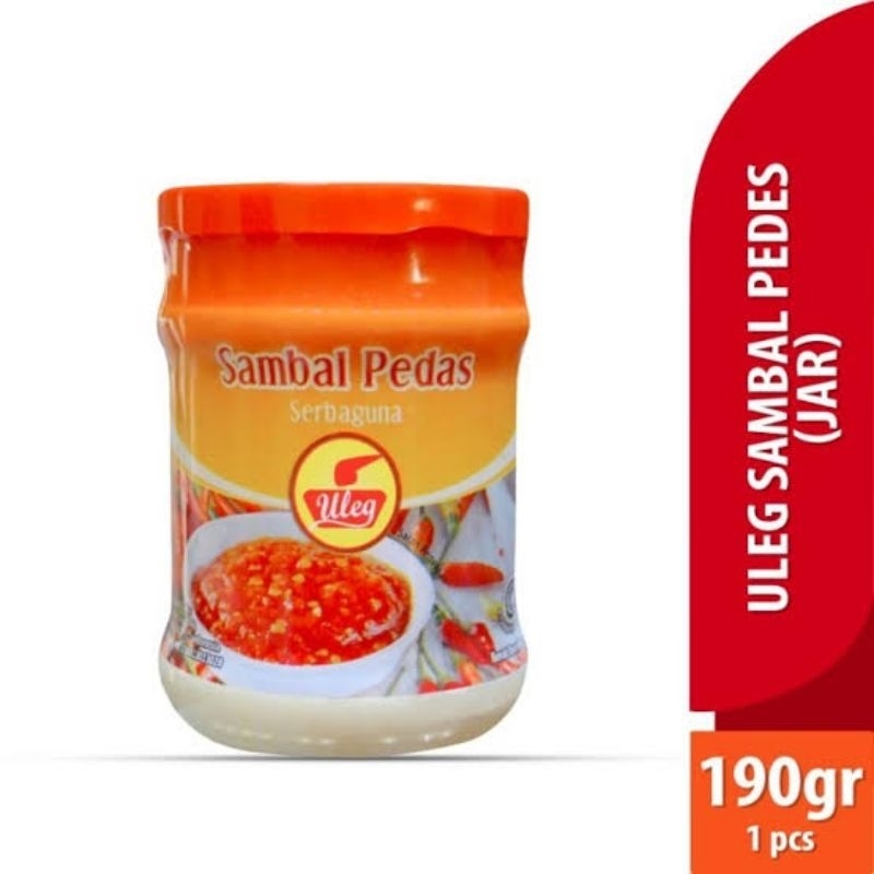 

ULEG SAMBAL PEDAS JAR 190 GRAM