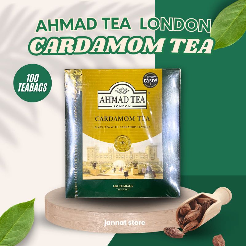 

AHMAD TEA CARDAMOM | AHMAD Teh Kapulaga ORIGINAL SAUDI ISI 100 SACHET