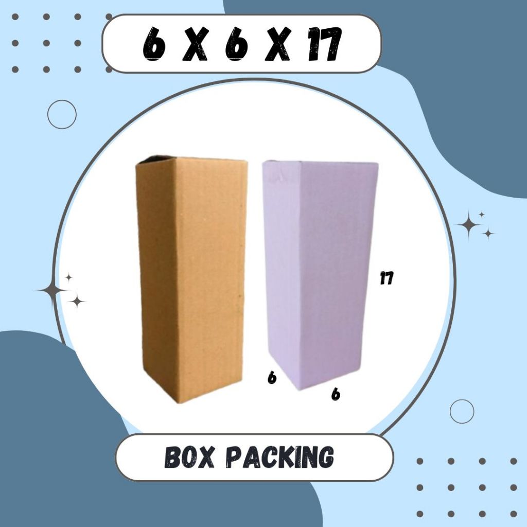 

Kardus 6x6x17 Packing Olshop Box A1 Dus Kotak Kemasan Box Aksesoris Souvenir Sparepart Madu Parfum