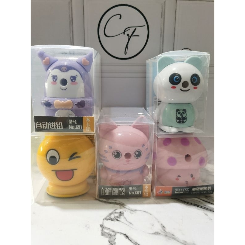 

Pencil Sharpener - Rautan Putar - Rautan Pensil Karakter