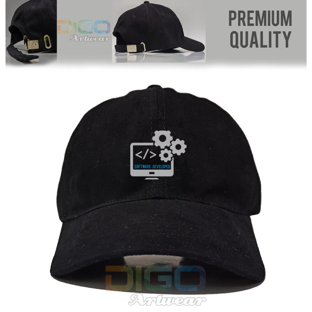 Topi Software Developer Premium Cotton