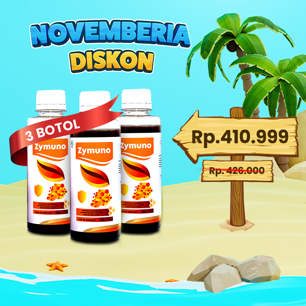 

Madu Asli Alami ZYMUNO Herbal Honey Obat Imunoterapi Paket Miom dan Kista 3 Botol FREE Konsultasi