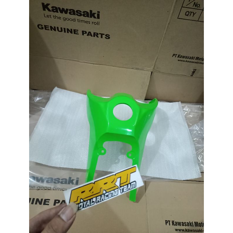 cover tengki tangki kawasaki klx140 klx 140 hijau original