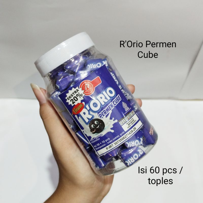 

PERMEN CANDY CUBE R'ORIO ISI 60 PCS