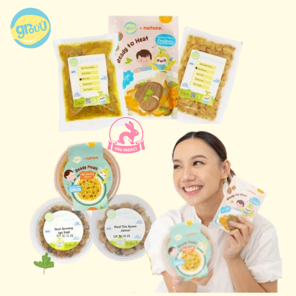 

12+ GROUU FROZEN READY TO HEAT SIAP SAJI - MAKANAN MPASI BAYI NON MSG