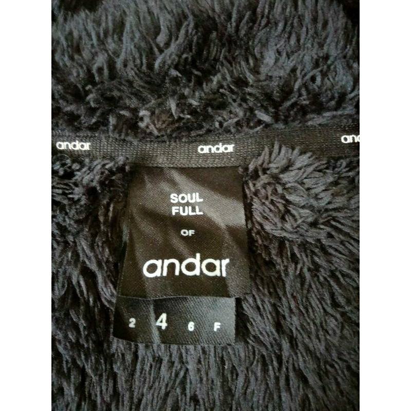 Andar 4-Jaket Casual Andar 4 Serpa Wanita Warna Abu