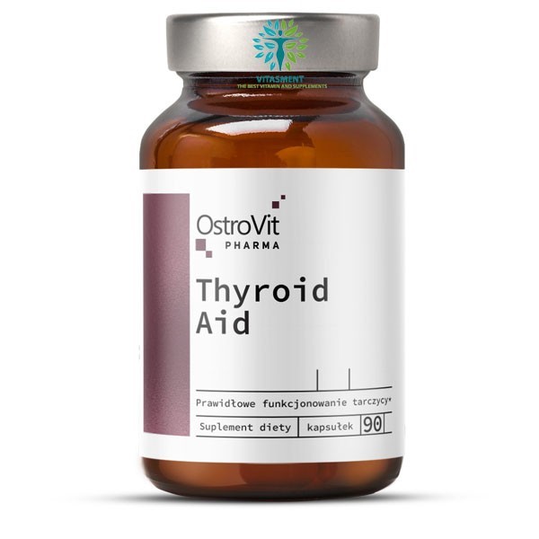 OstroVit Pharma Thyroid Aid 90 Kapsul L-tyrosine Inulin Magnesium Suplemen Vitamin Obat Hormon Kelen