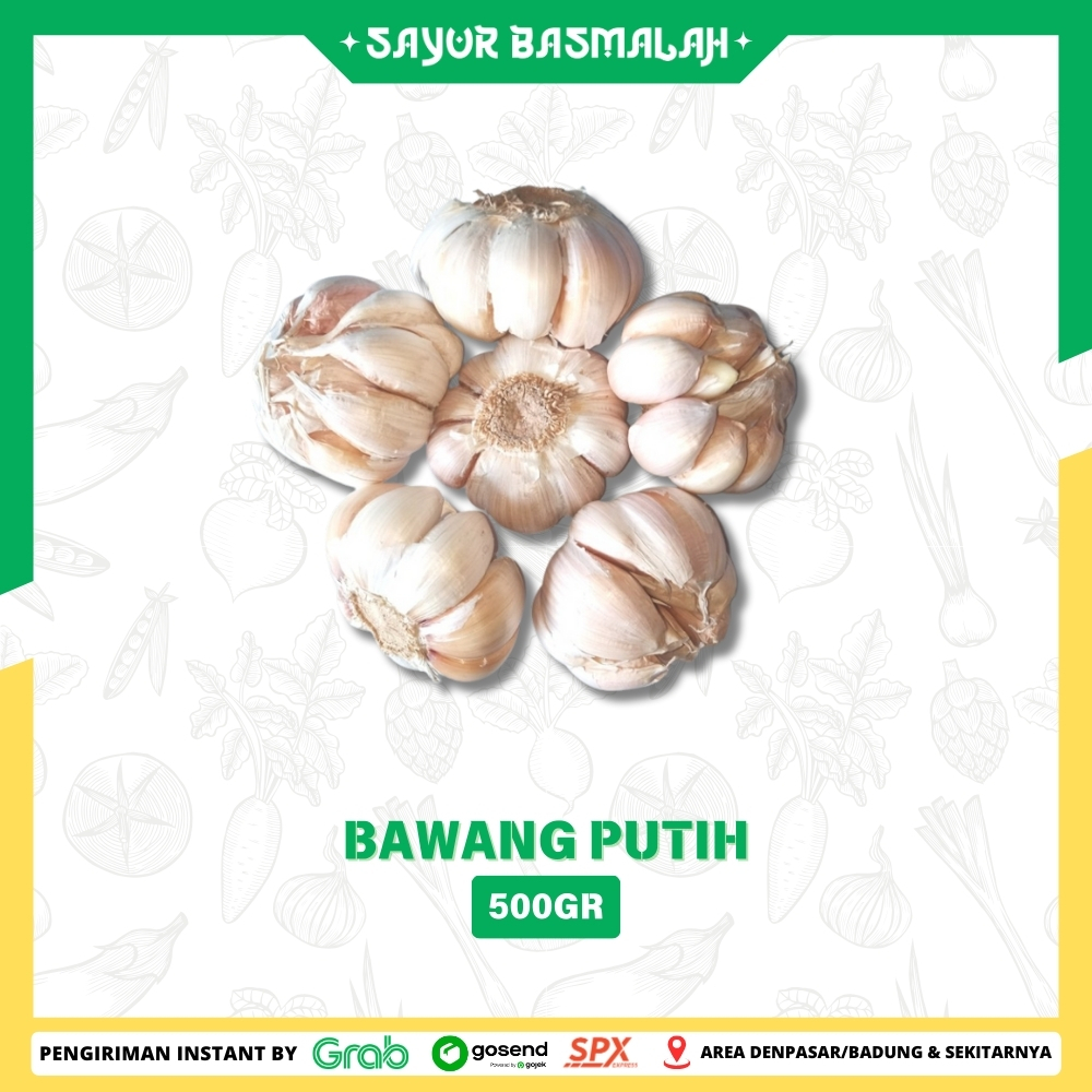 

Bawang Putih 500gr - Sayur Basmalah