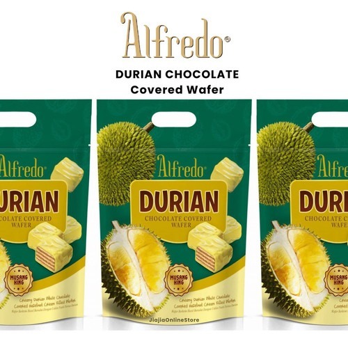 

OK9270 ALFREDO DURIAN Chocolate Wafer 250Gr / Chocolate Great Taste Origin / Cokelat Import