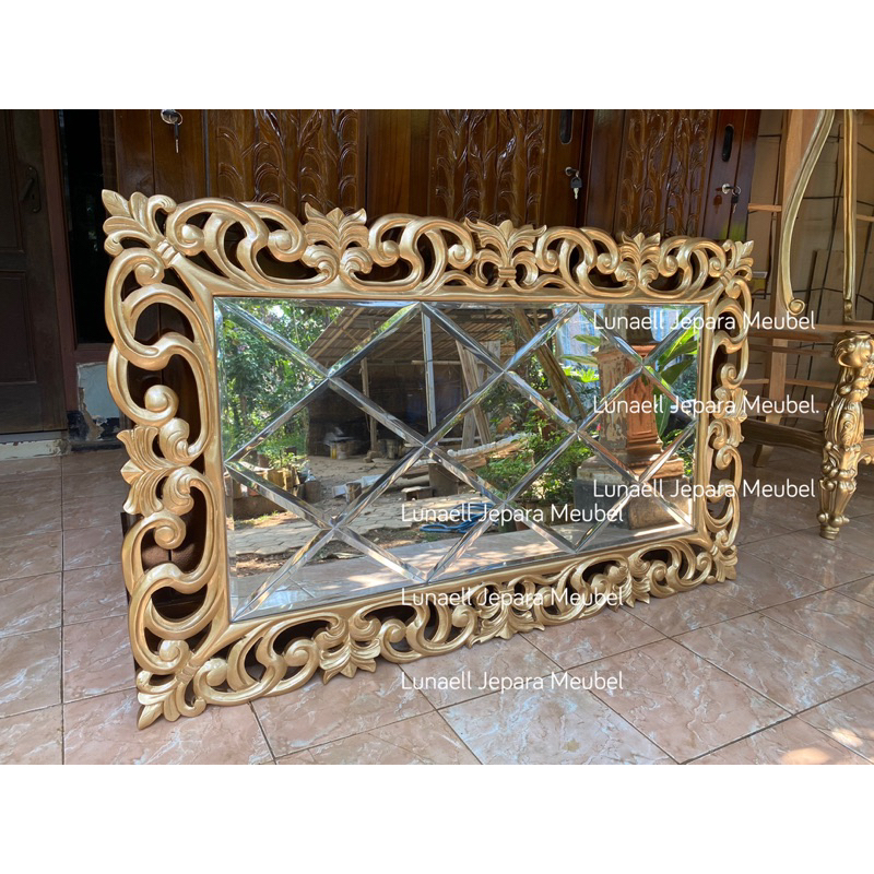 Cermin ukir jati jepara