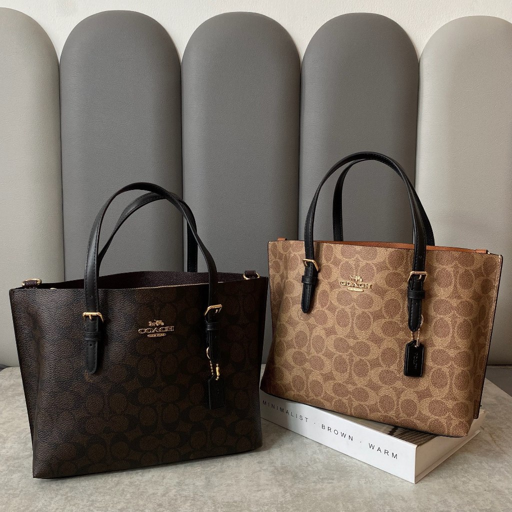 Coach Mollie Tote Bag 25 In Signature Canvas