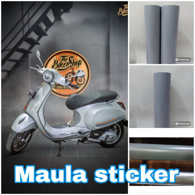 Skotlet Abu Abu Muda Doff Kualitas Premium Untuk Variasi Motor Atau Mobil