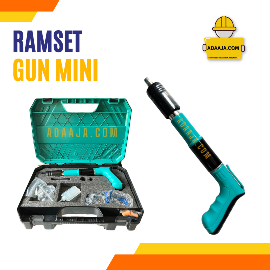 Alat Ramset Gun Mini Paku Tembak Beton Mini Ramset Nail Gun