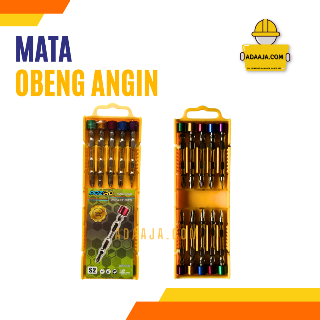 Mata Obeng Angin Impact Bits Doziro Mata Obeng Gipsum - Doziro