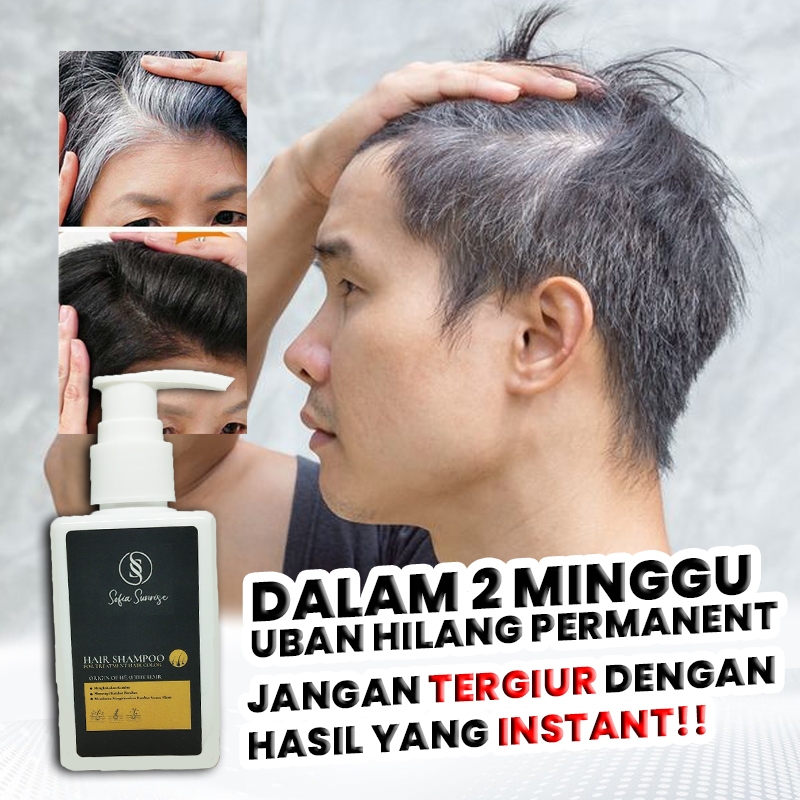 Sofia Sunrise Penghilang Uban Rambut Permanen Alami Hitam Halal Ampuh Selamanya Hair Color Shampoo