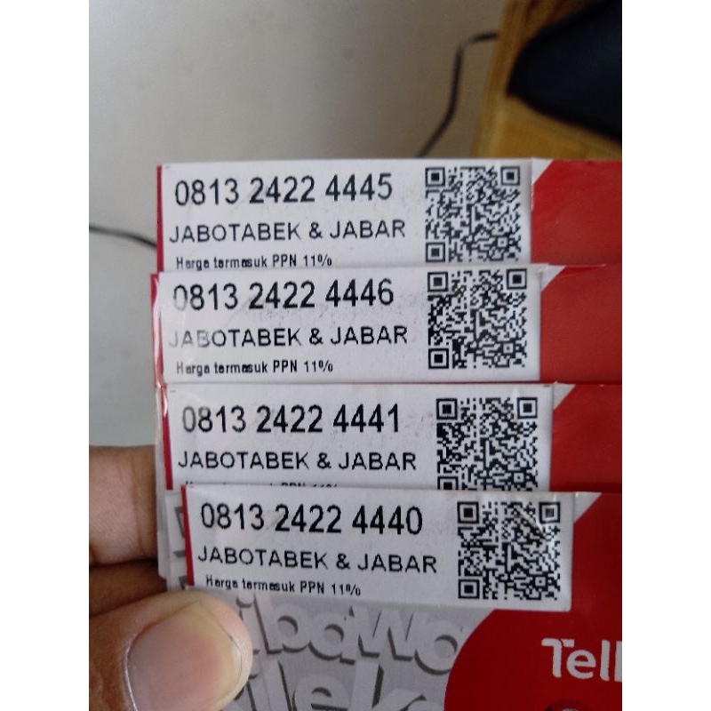 nomor cantik Telkomsel 4444