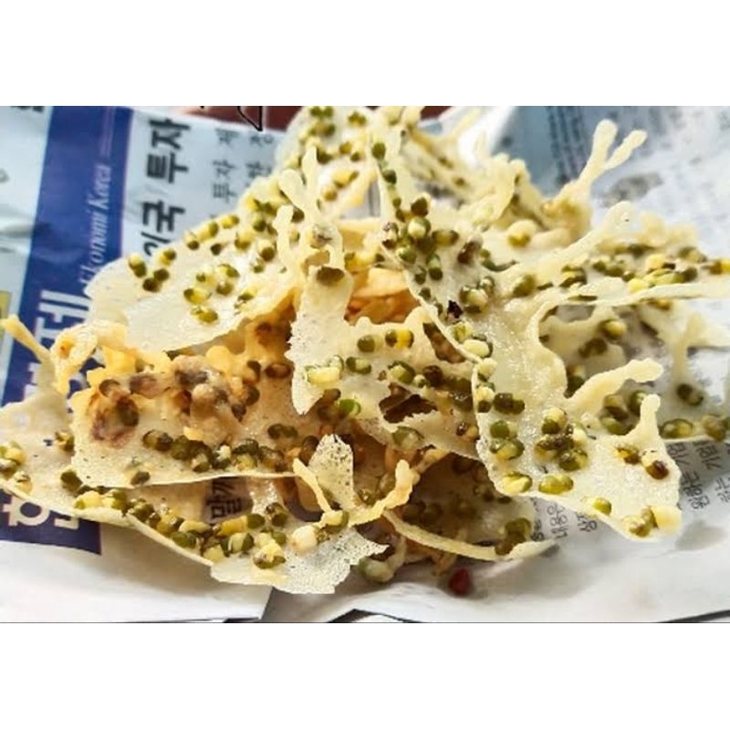 

Peyek kacang hijau gurih asin 500gram