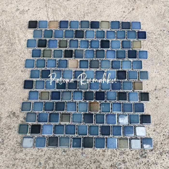 Kuda Laut Mass Type IR MIX 020Z KW 1 - Mosaic Keramik Kolam Renang Terlaris/ Backsplash Tile Cantik/