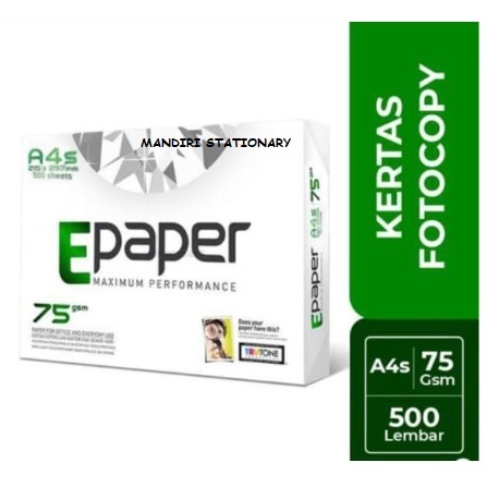

HVS A4 75gsm EPAPER