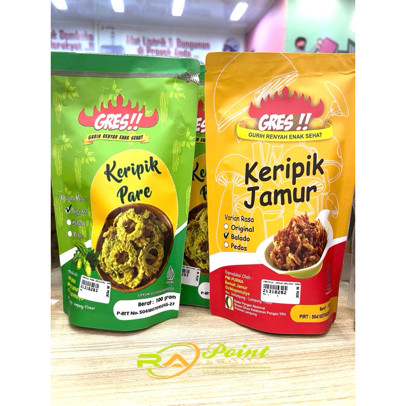 

Keripik Pare dan Jamur