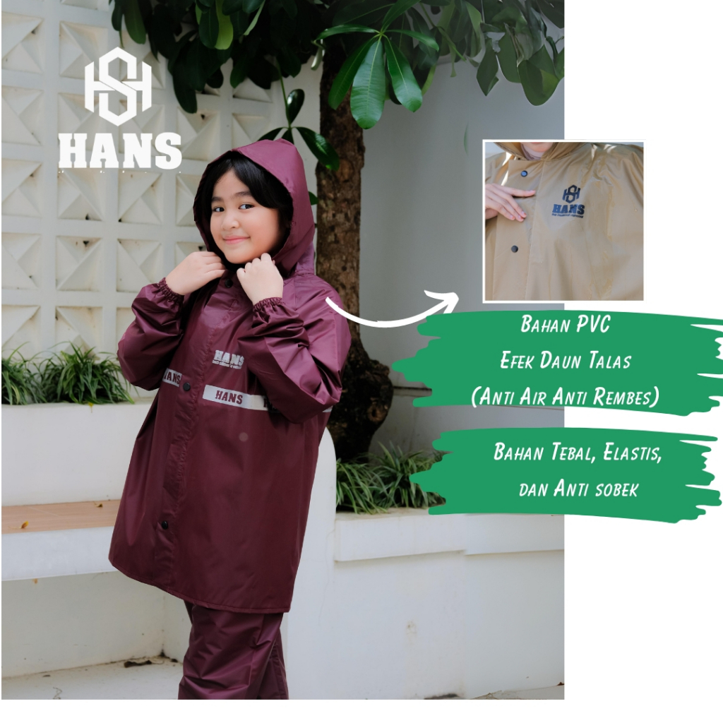 Jas Hujan Anak Laki Laki Jas Hujan Anak Perempuan Jas Hujan Anak Sd Smp