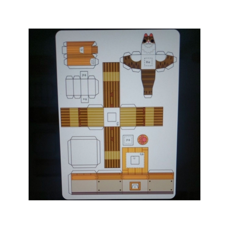 Papercraft boneka / Miniatur boneka kertas