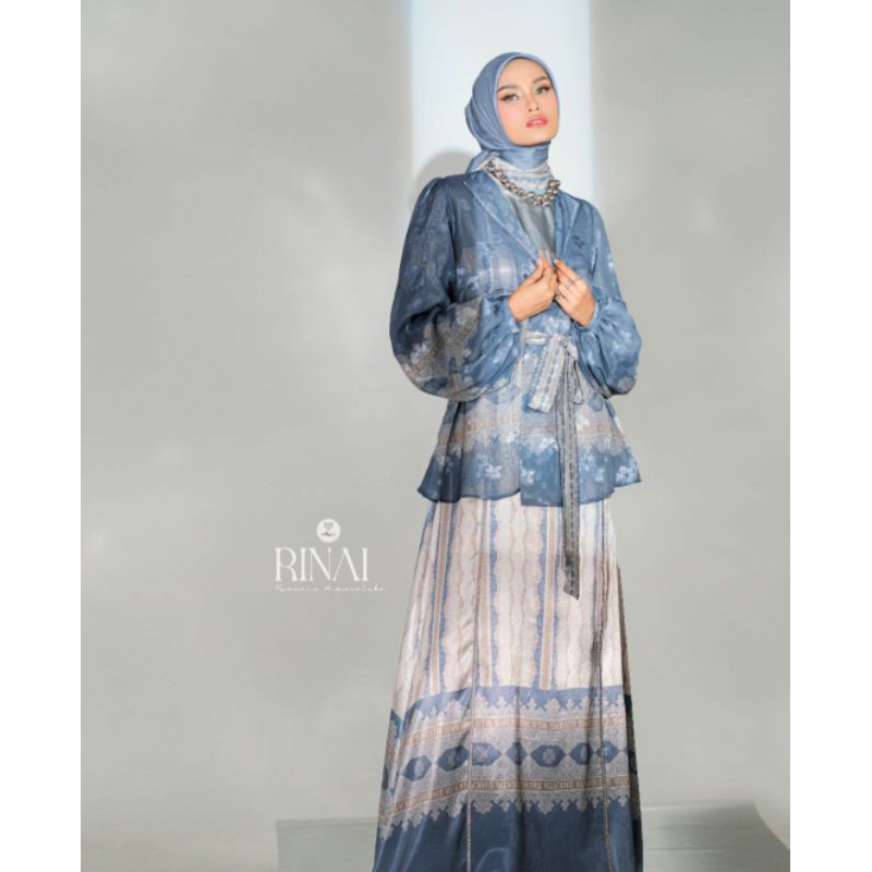 Dress Hijab Printing RINAI DRESS By SKHATA ORI