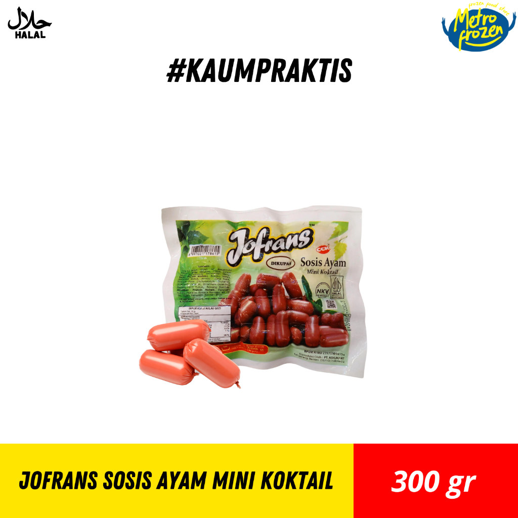 

JOFRANS Sosia Ayam Mini Moktail 300gr// sosis ayam instan Banjarmasin