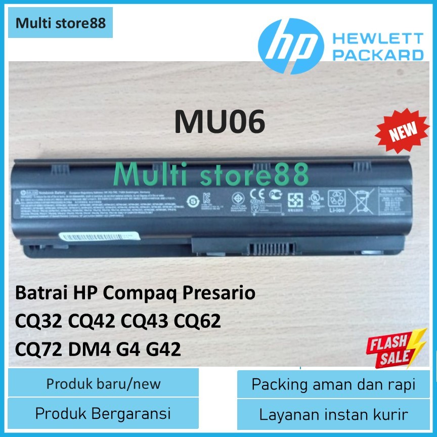 Baterai Laptop HP 1000 Series MU06 Original