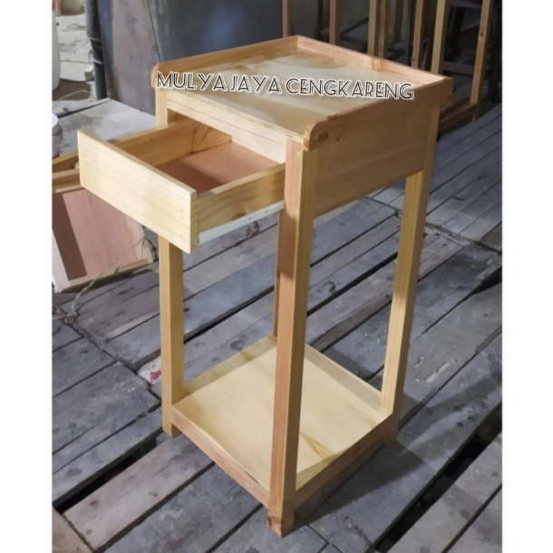 MEJA DISPENSER LACI 40X40X80#