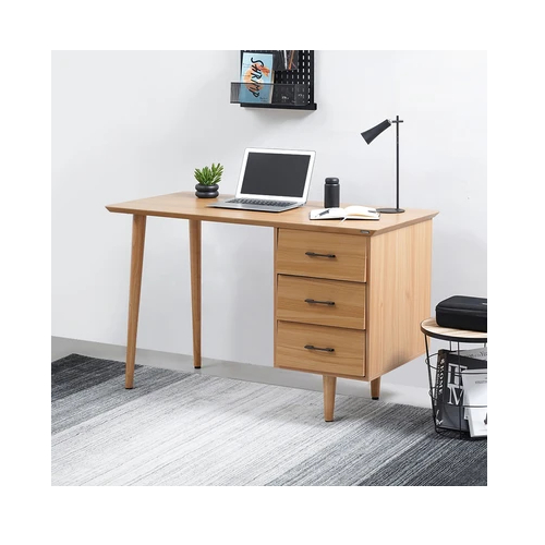 INFORMA JAKK MEJA KANTOR MEJA KERJA - COKLAT OAK