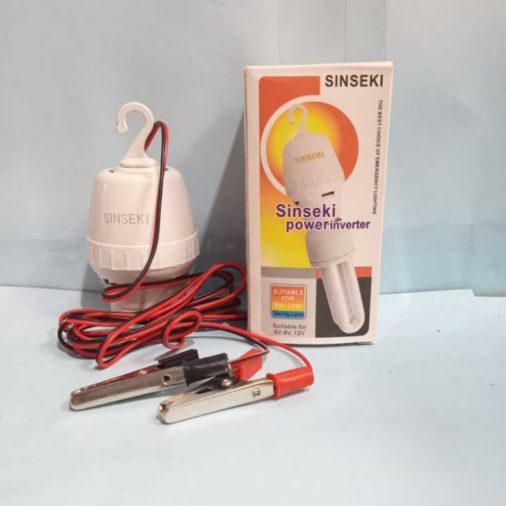 Fitting inverter DC 12V to AC 220V VOLT / fitting dc/ fitting lampu aki
