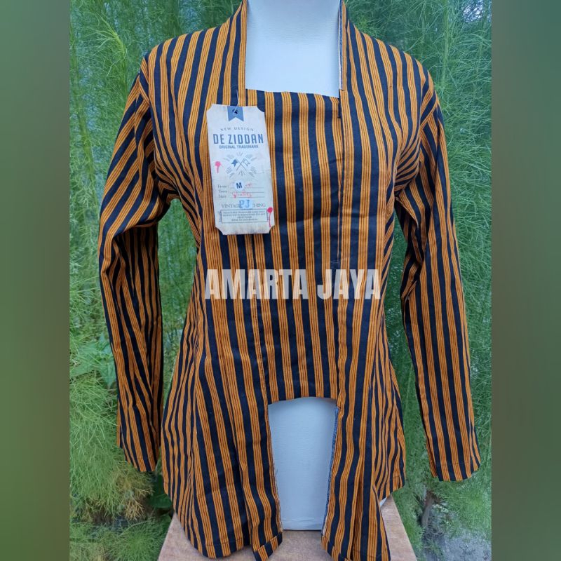 ATASAN WANITA TRADISIONAL SURJAN LURIK ADAT JAWA BAJU KEBAYA JADUL KARTINI
