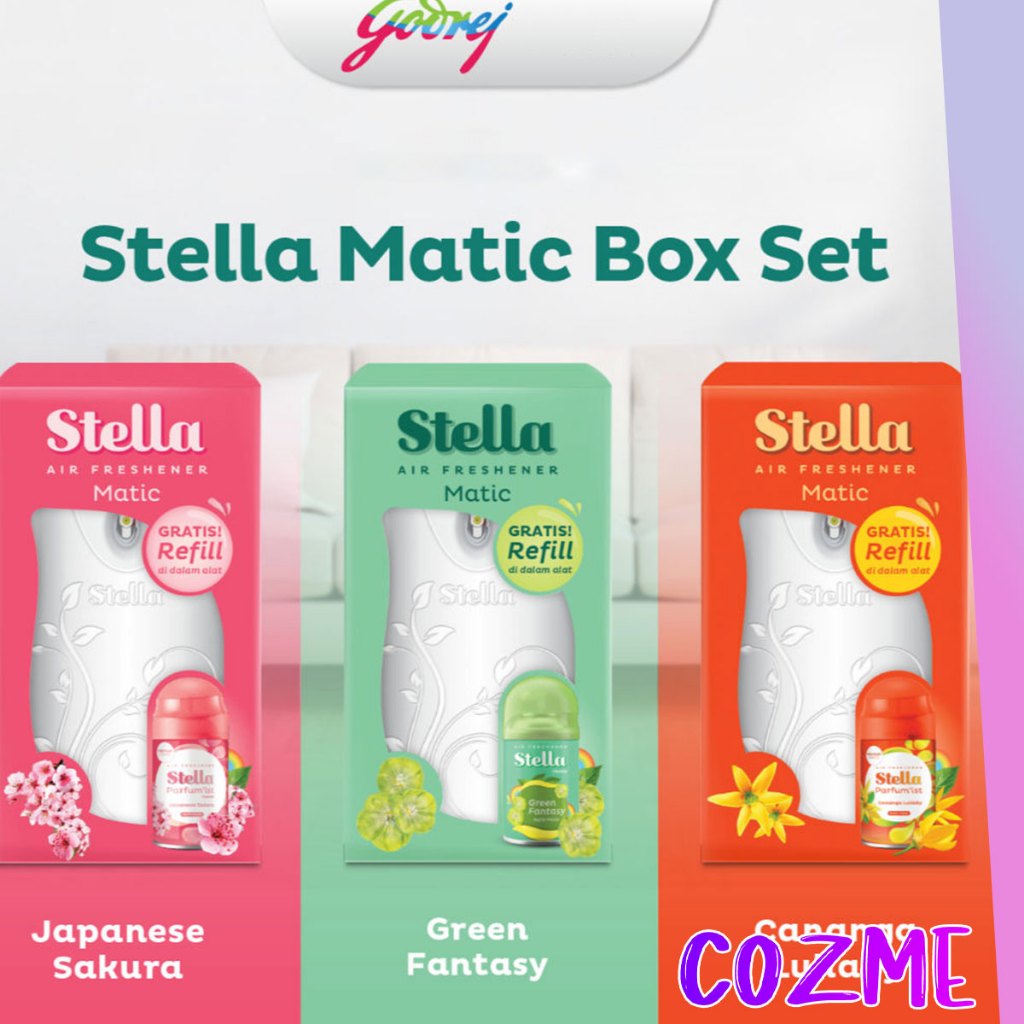 STELLA Air Freshener Matic Box Set
