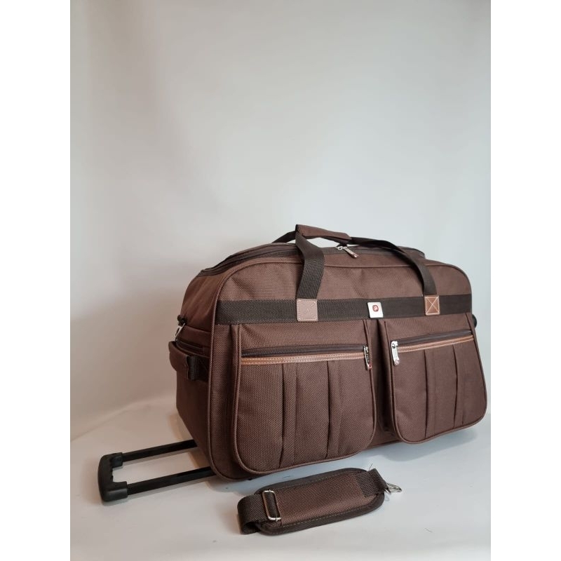 Tas Pakaian Kanvas Roda Troli Polo Inter Instant Bandung