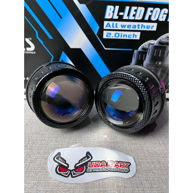 Biled Foglamp 2 INCH AES FX 3 Warna Blue Lens 52 Watt 2 INCH Premium Quality