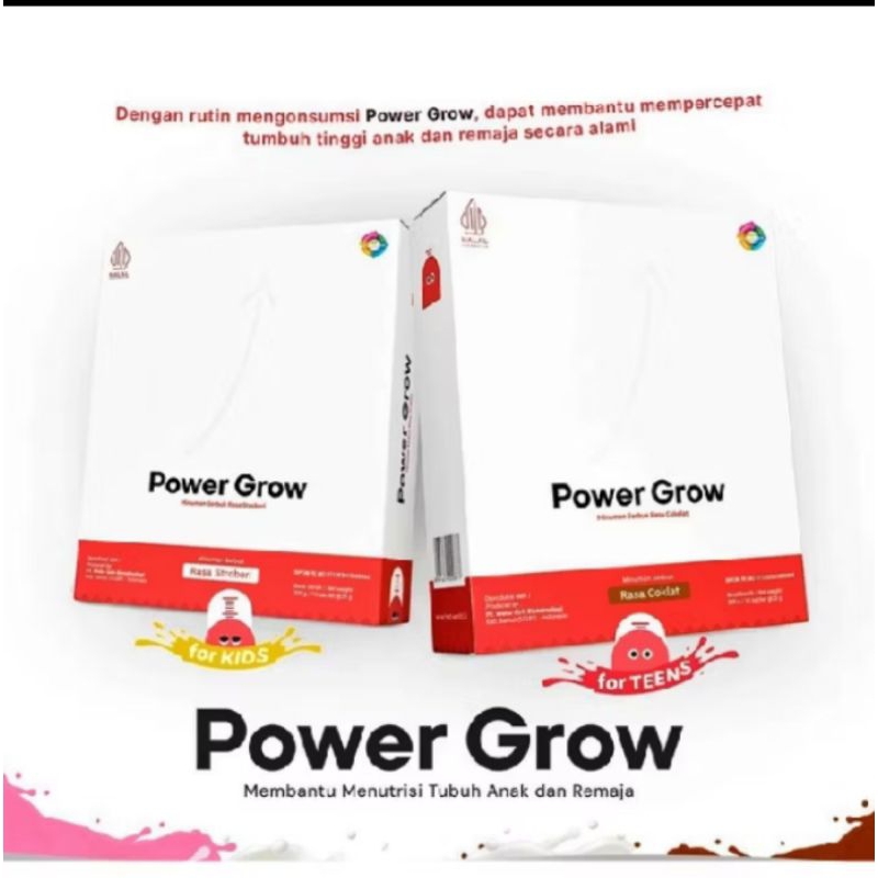 

Power Grow Susu Peninggi Badan Teens & Kids✓ Isi 10 sachet✓ Usia 12-17th Original Asli