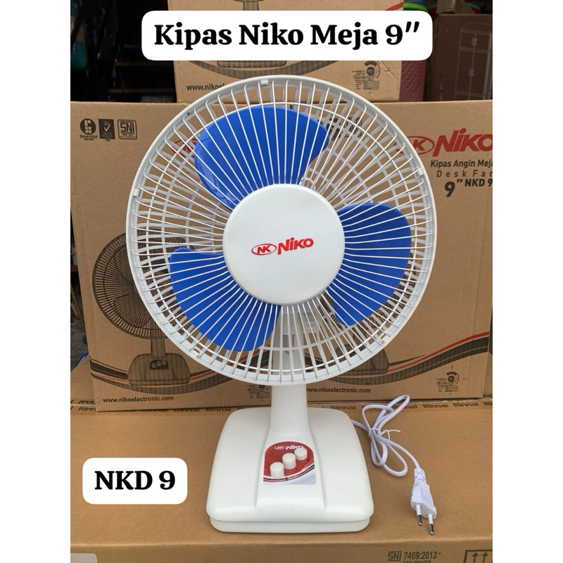 Kipas meja niko 9” / Kipas Angin Meja NIKO 9 Inch Desk Fan NIKO NKD 9