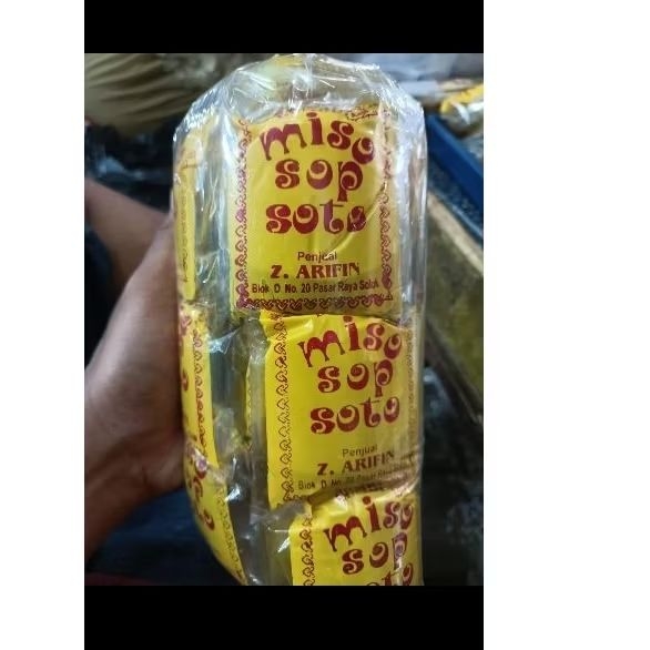 

Minyak miso sup soto khas padang 1pack isi 20pcs