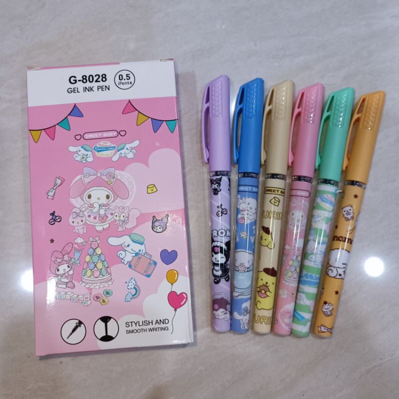 

Pen set karakter isi 12pcs
