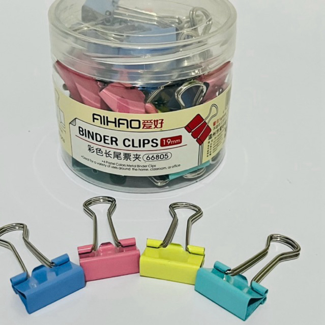 

BINDER CLIP WARNA 107/19MM SATUAN