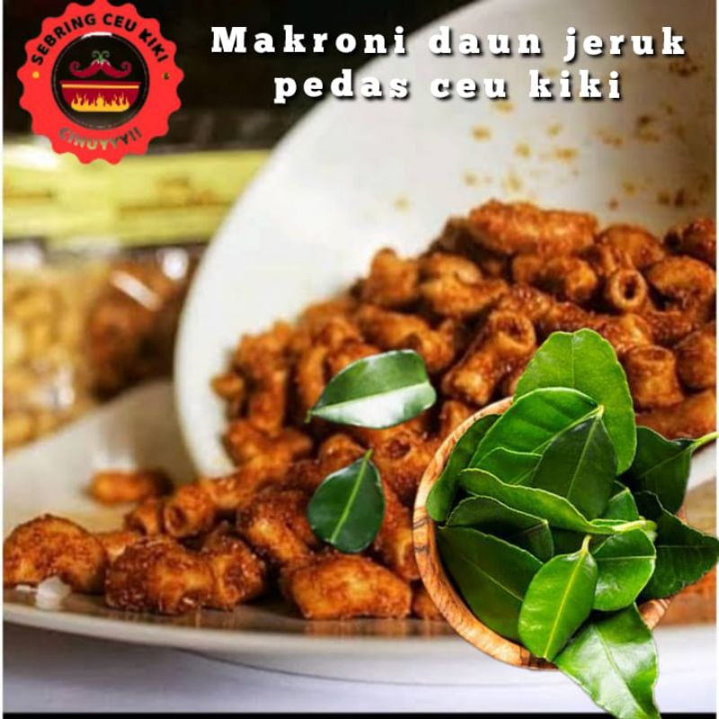 

1/4 KG MAKARONI CIKRUH DAUN JERUK 250 GRAM - DI JAMIN BIKIN NAGIH TIDAK PELIT BUMBU (CEMILAN GURIH)